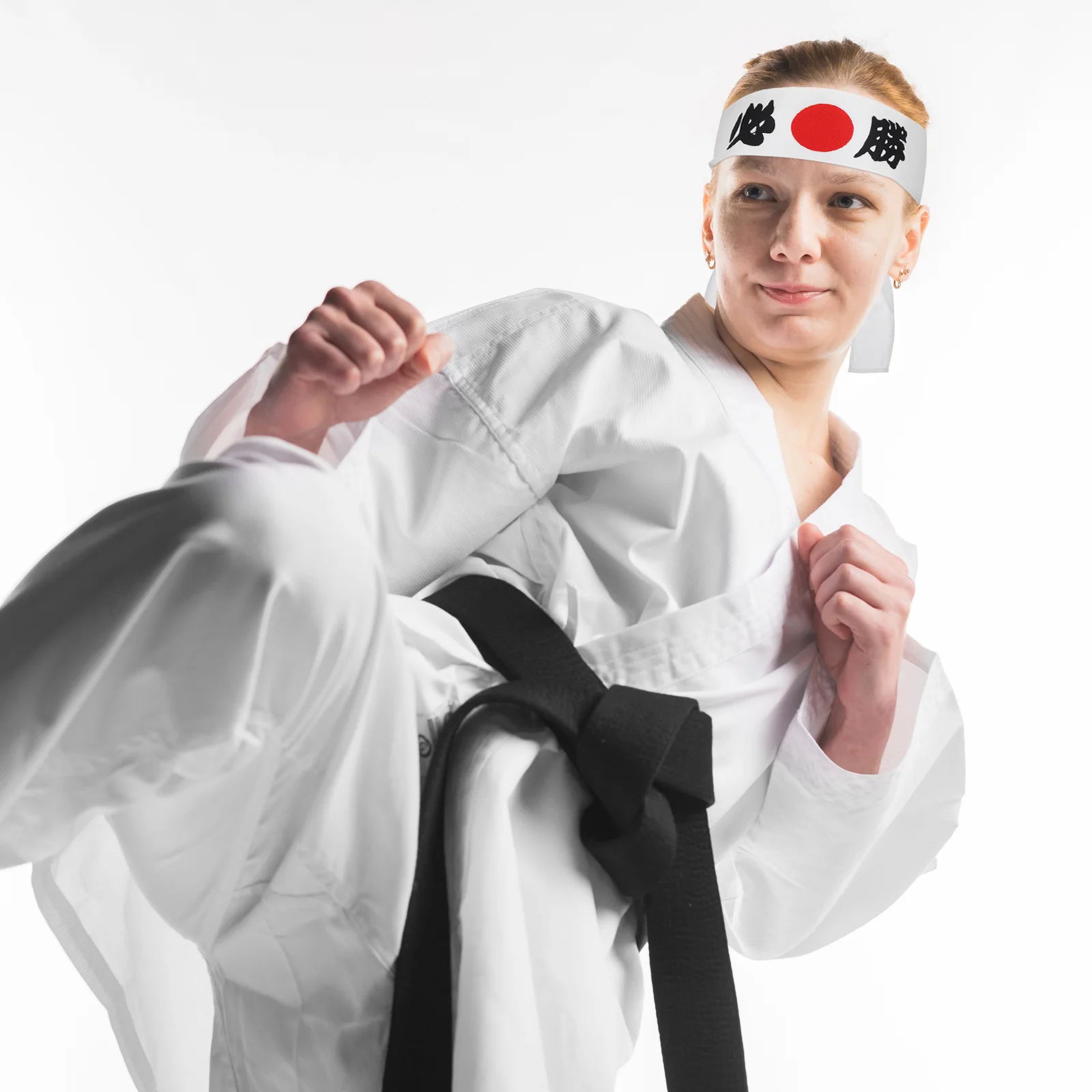 Martial White Headband-Headband (Must Win) Japanese Cooker Cooking Costume Sushi Chef Karate Accessory Sports Men