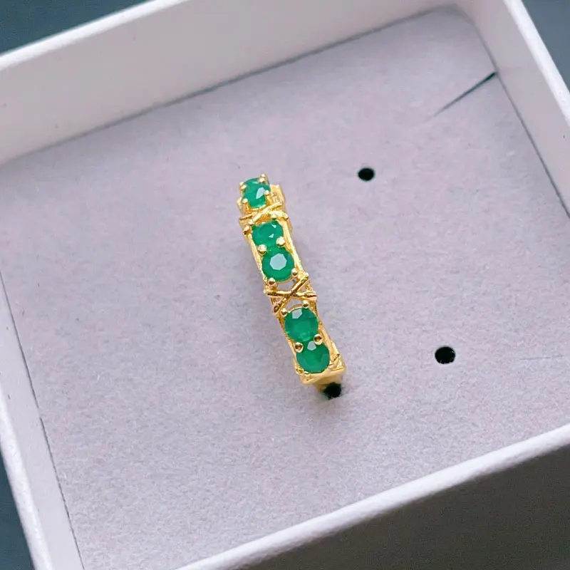 

Кольцо из натурального халцедона, подлинное серебро 925 пробы, ювелирные изделия из халцедона, серебряные украшения 925 пробы цвета изумруда