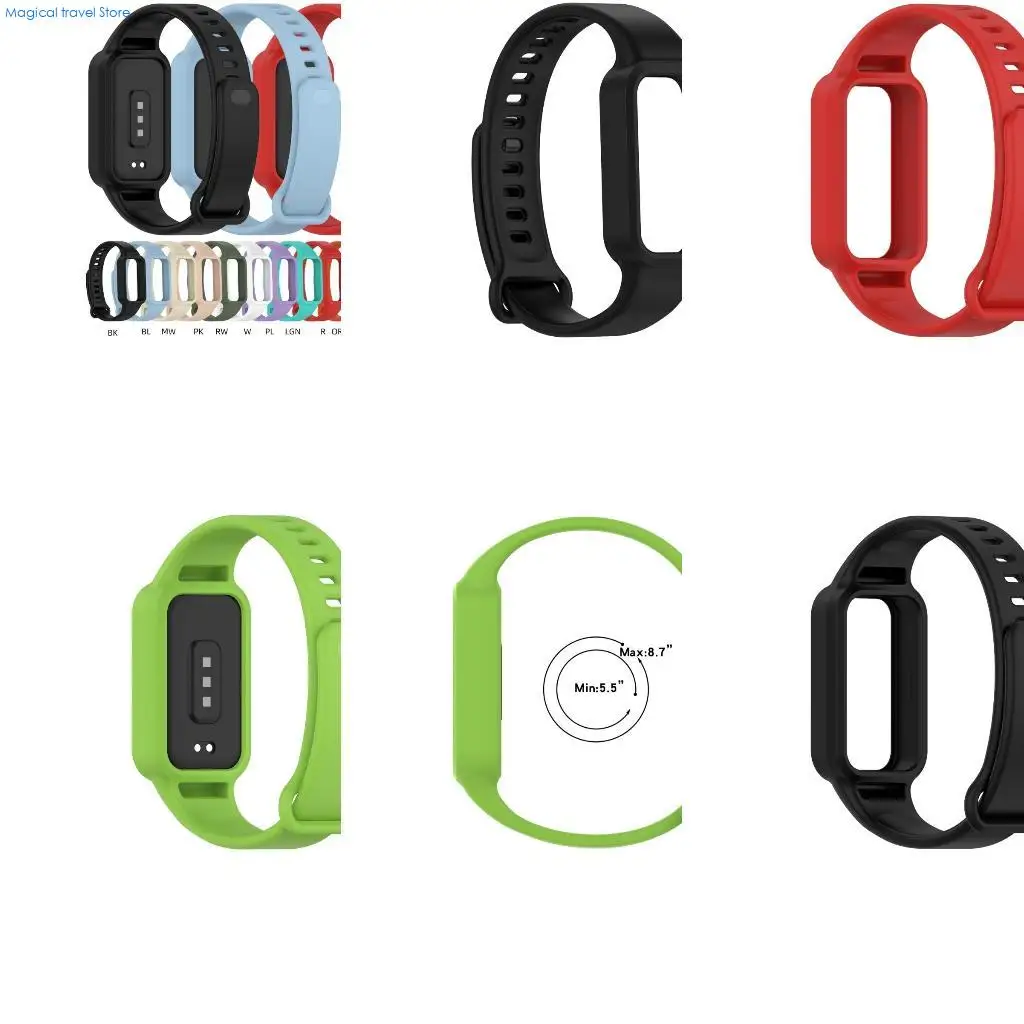 

N2UB Fashion Комфортные силиконовые браслетные ремни Замените ремень для полосы 3/полоса 9 Активно -регулируемый размер масляной