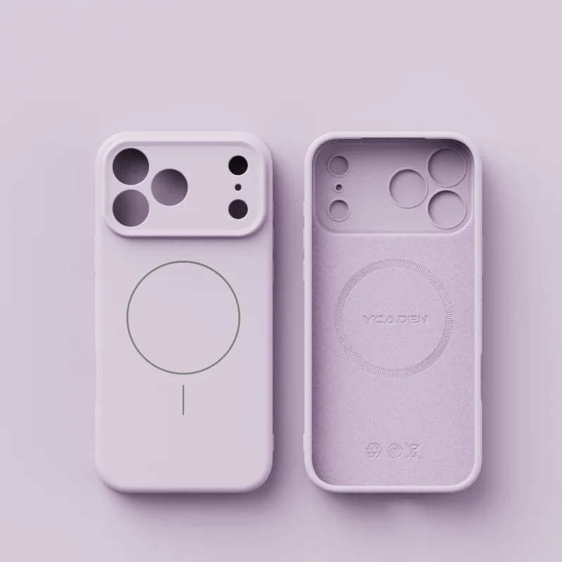 Funda de silicona líquida para Magsafe Mag Safe iPhone 17 Air 16E 16 E 15 Pro Max 14 13 12 17Air 17Pro, mate, accesorios 3