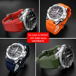 for Casio G-SHOCK Steel Heart GST-B400 Series Men Replacement  Band Bracelet Accessories Resin Strap