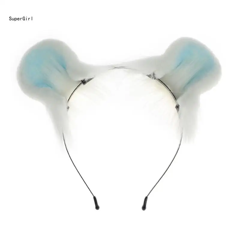 Handgemaakte dierenoor hoofdband Anime haarband Maskerade kostuum hoofddeksel tieners meisje Cosplay aankleden Hairhoop J78E