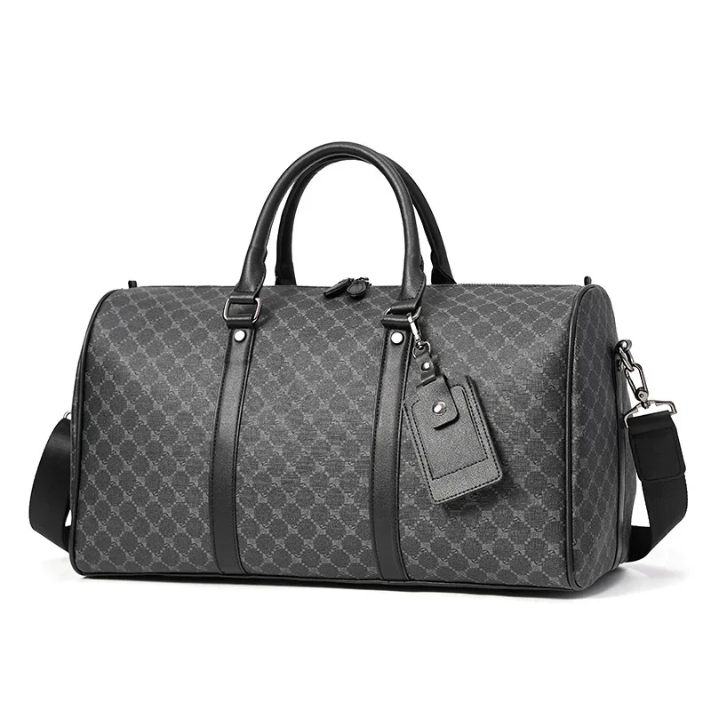 Fashion Tote Travel Bag Men/Women Fitness Handbag Leather Male Shoulder Bags Business Large Travel Tote Luggage Bag