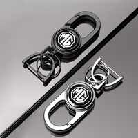 Car Emblem Keychain Pendant Keyring Key Holder For MG Hector RX5 RX8 Gundam 350 550 Morris Garages 6 mg3 5 7 TFEV ZR ZS HS GS GT