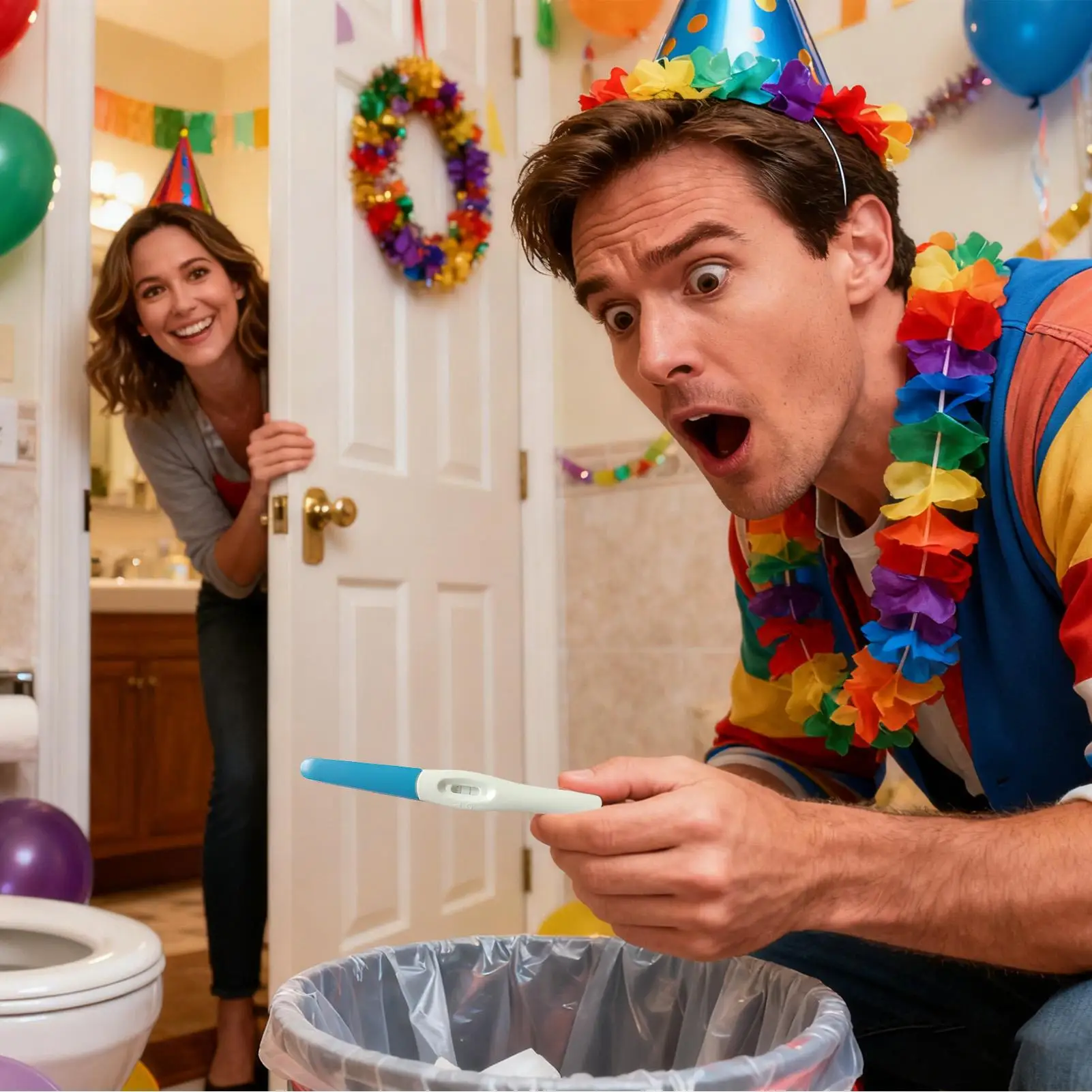 وهمية اختبار الحمل الإيجابي متعة نكتة لعبة كاذبة اختبار الحمل لعبة للبالغين الأسرة يوم كذبة أبريل المنزل حفلة عيد الميلاد #3