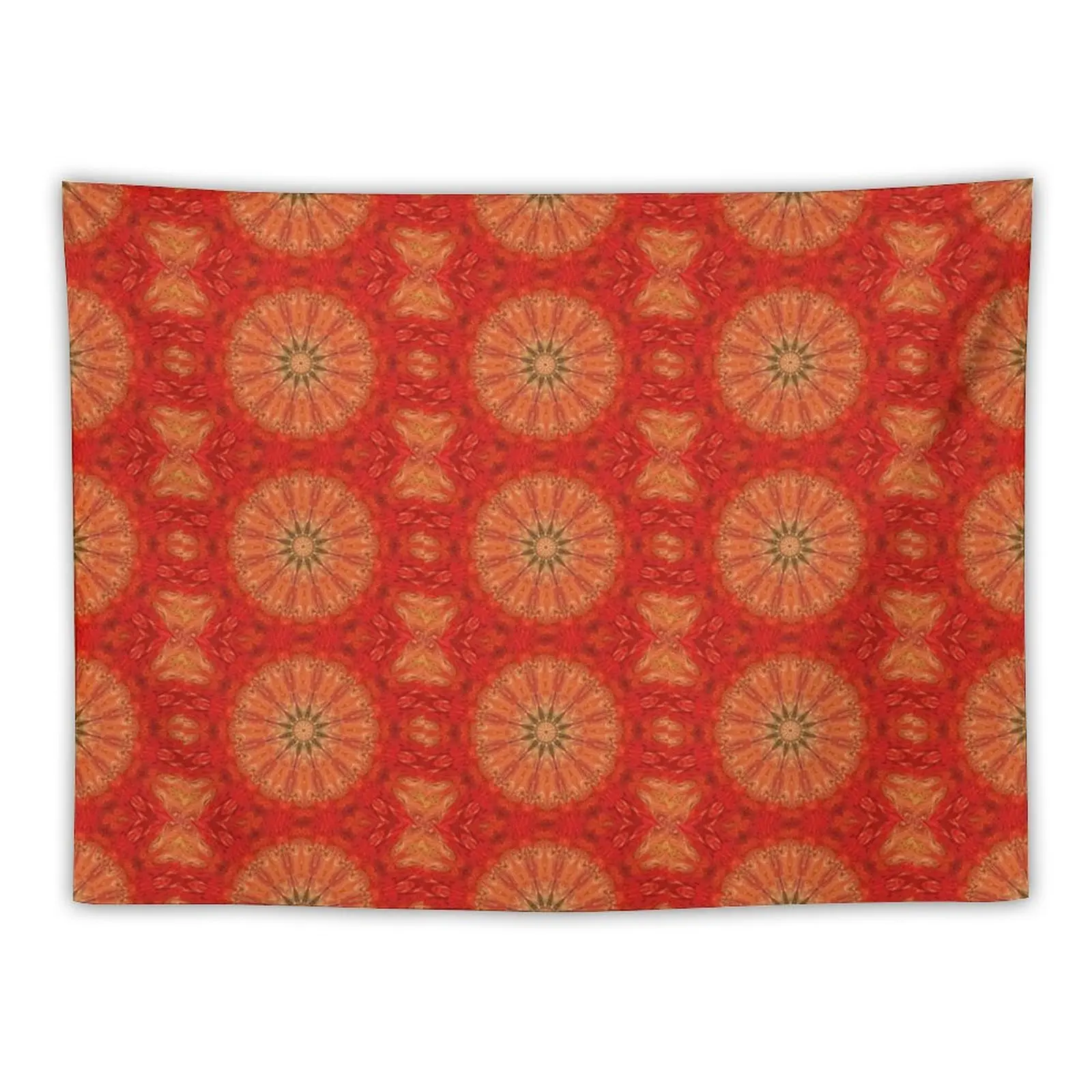 Orange burst Tapestry Wallpaper Bedroom Cute Tapestry Cute Room Decor