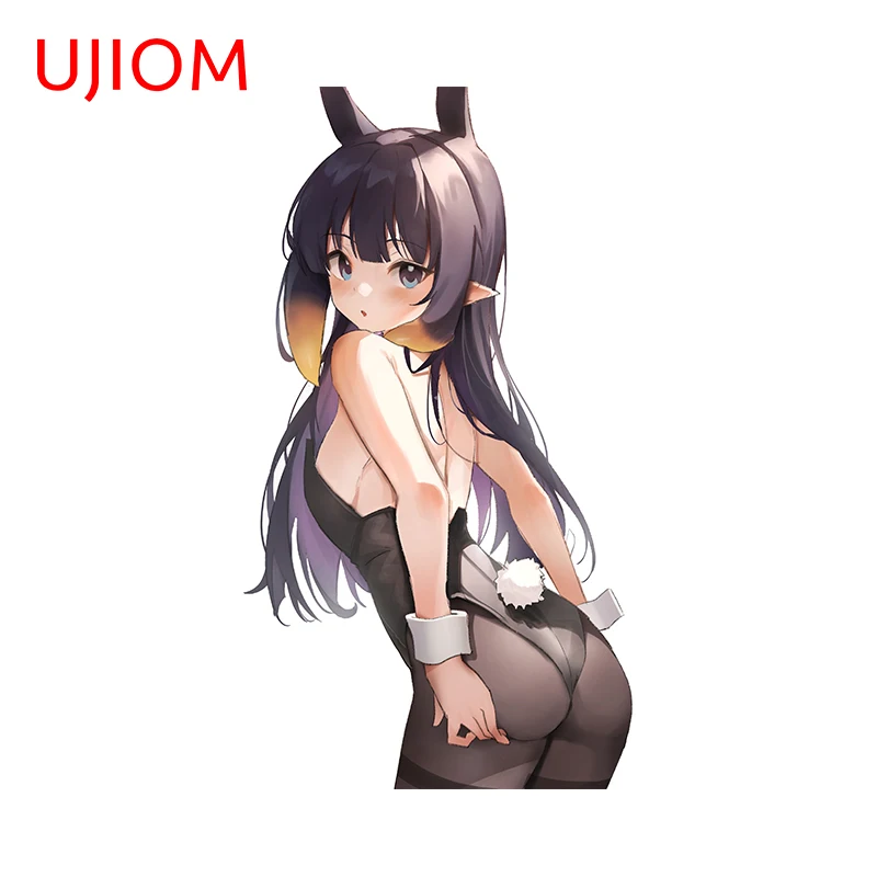 UJIOM 13cm X 7.2cm Bunny Girl Ninomae Slap Ass Anime 3D Wall Stickers Furniture Decal Seductive Home Wallpaper Decoration Murals