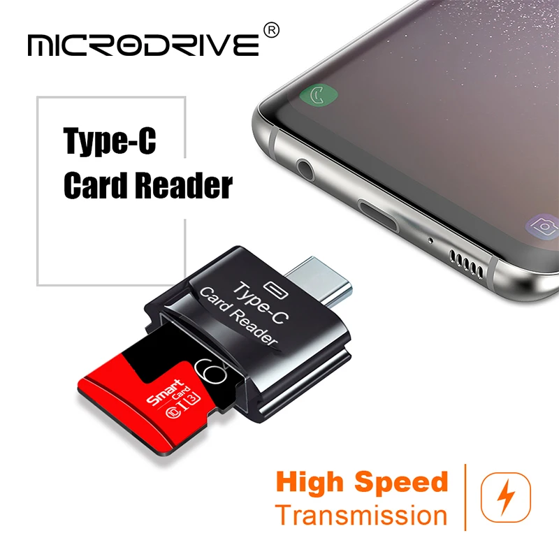 6 in 1 Card Reader USB3.0 to Type C Micro USB Universal OTG Adapter Multifunctional adapter SD TF High-speed transmission
