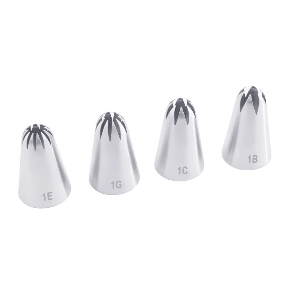 1PCS # 1C # 1B # 1G # 1E Large Rose Cake Tips Set Cream Decoration Icing Piping Pastry Nozzles Cupcake Decorating Tool Bakeware