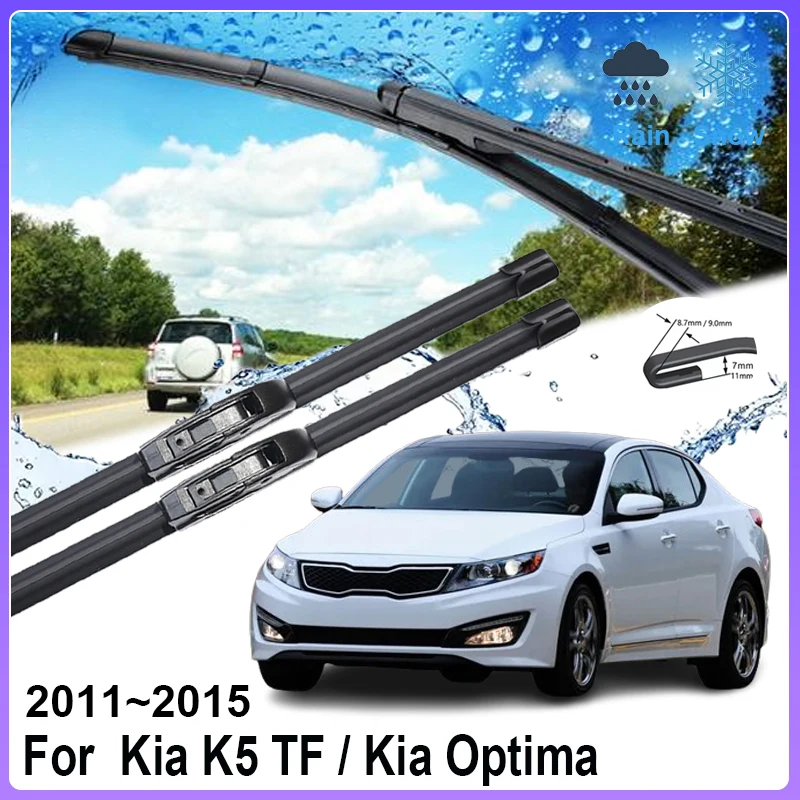 

Car Window Wipers For Kia K5 Optima TF MK3 Accessories 2011~2015 Front Windshield Windscreen Auto Rain Blades Brushe Clean Parts