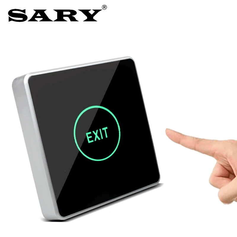 Touch type access control switch panel LED backlight button access control system accessories