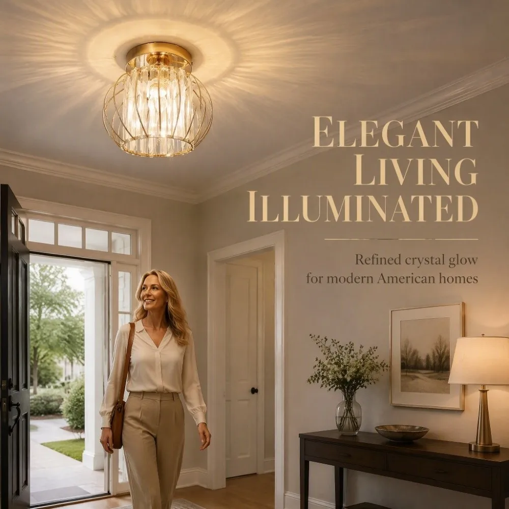 Minimalist Luxury Crystal Crystal Ceiling Light Modern Minimalist Channel Track Ceiling Light Luxur Ceiling Lamp Aisle