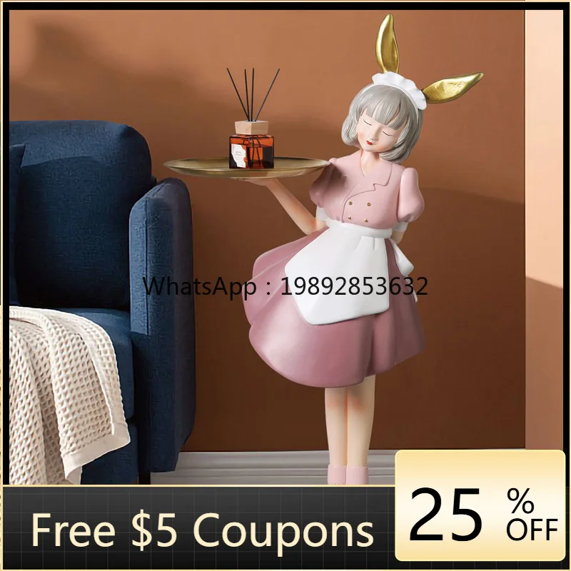 

LYY Nordic Creative Floor Ornament Large Living Room TV Cabinet Sofa Side Home Decoration Housewarming Gift