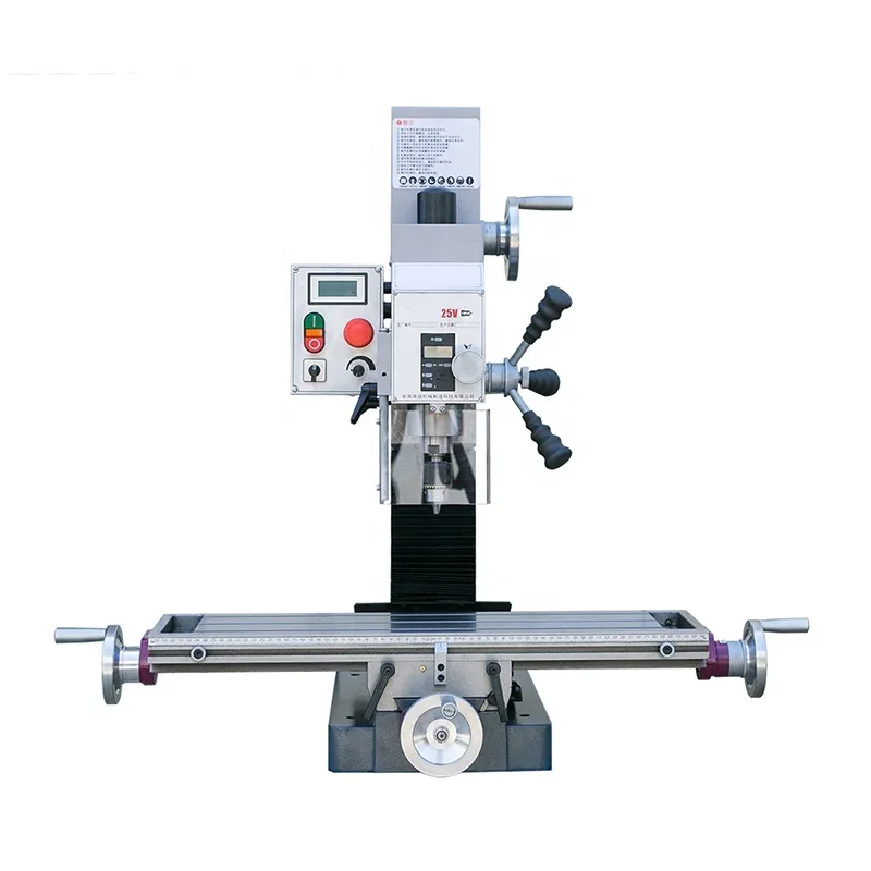 25V Combination drilling Milling Machine Vertical Mini Metal Milling Machine maquina taladradora