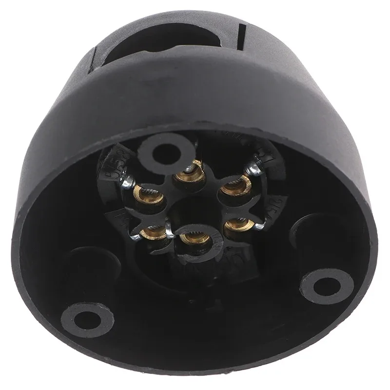 

7-контактная европейская розетка для прицепа, 12 В, буксировочная розетка для фаркопа, автомобильный разъем, новый