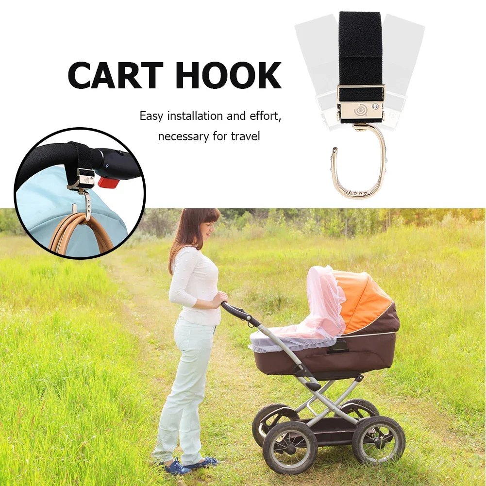 

Multipurpose Wear-resistant Stroller Hook Portable Hangers Aluminum Alloy Bags Hook Stroller Organizer Hanger Hooks