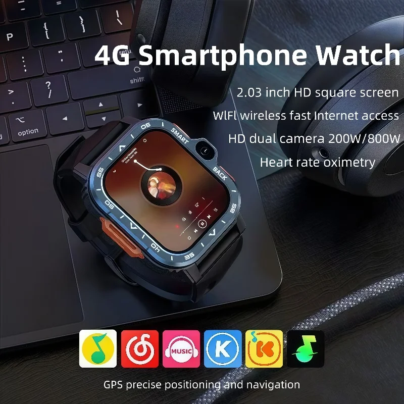 

Valdus PGD Android Смарт-часы Мужчины GPS 16G/64G ROM Хранение HD Двойная камера NFC 2G 4G SIM-карта WIFI Беспроводной быстрый доступ к Интернету