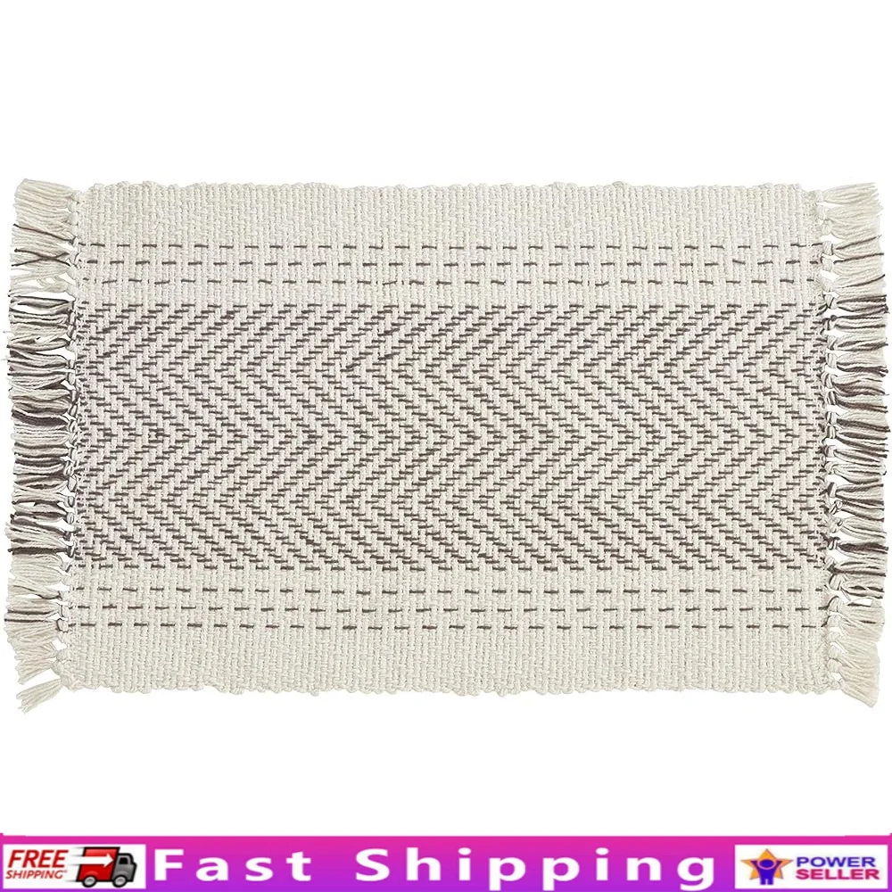

Набор из 4-х столовых приборов Kantha, хлопковые, мягкие, прочные, для ежедневного использования, можно стирать в машине, домашний декор для обеденного стола, Рождество, День благодарения