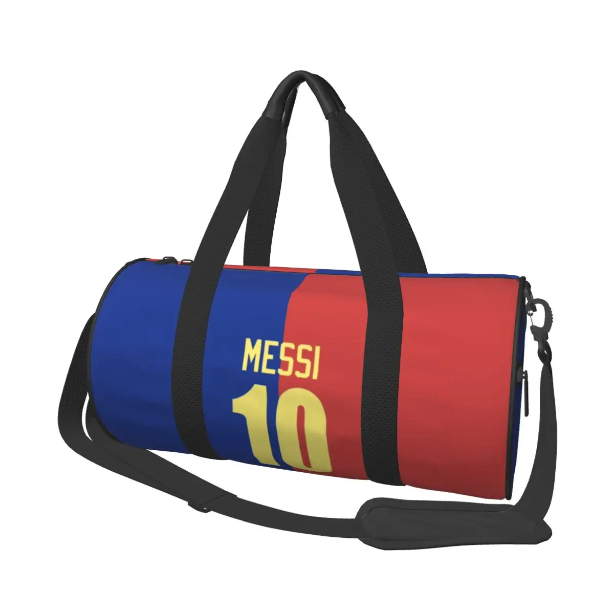 Round Large Capacity M-Messi No.10 Travel Duffel Bag, Handheld travel bag, lightweight storage luggage bag