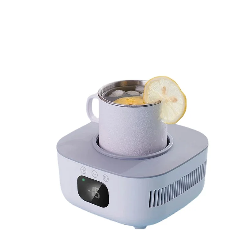 2-in-1-Tassenheizung, Kühler, Becher, Bierflasche, Dosen, Getränke, Kühlbecher, Getränkekühler, Untersetzer, intelligenter thermostatischer Becher,