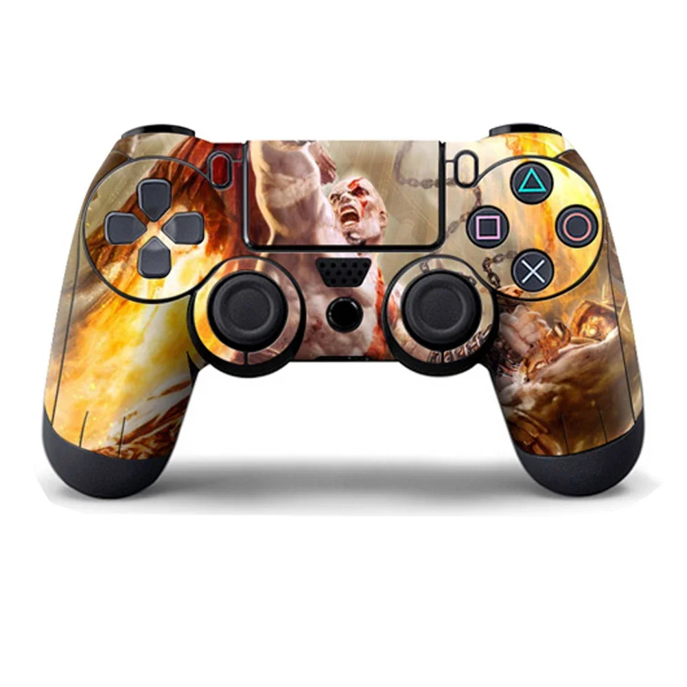 ملصقات جلدية للألعاب مضادة للانزلاق لجهاز تحكم PS4 ، شارات ، جلد ، منقوش ، 2 من من من من من نوع 2 ، 2