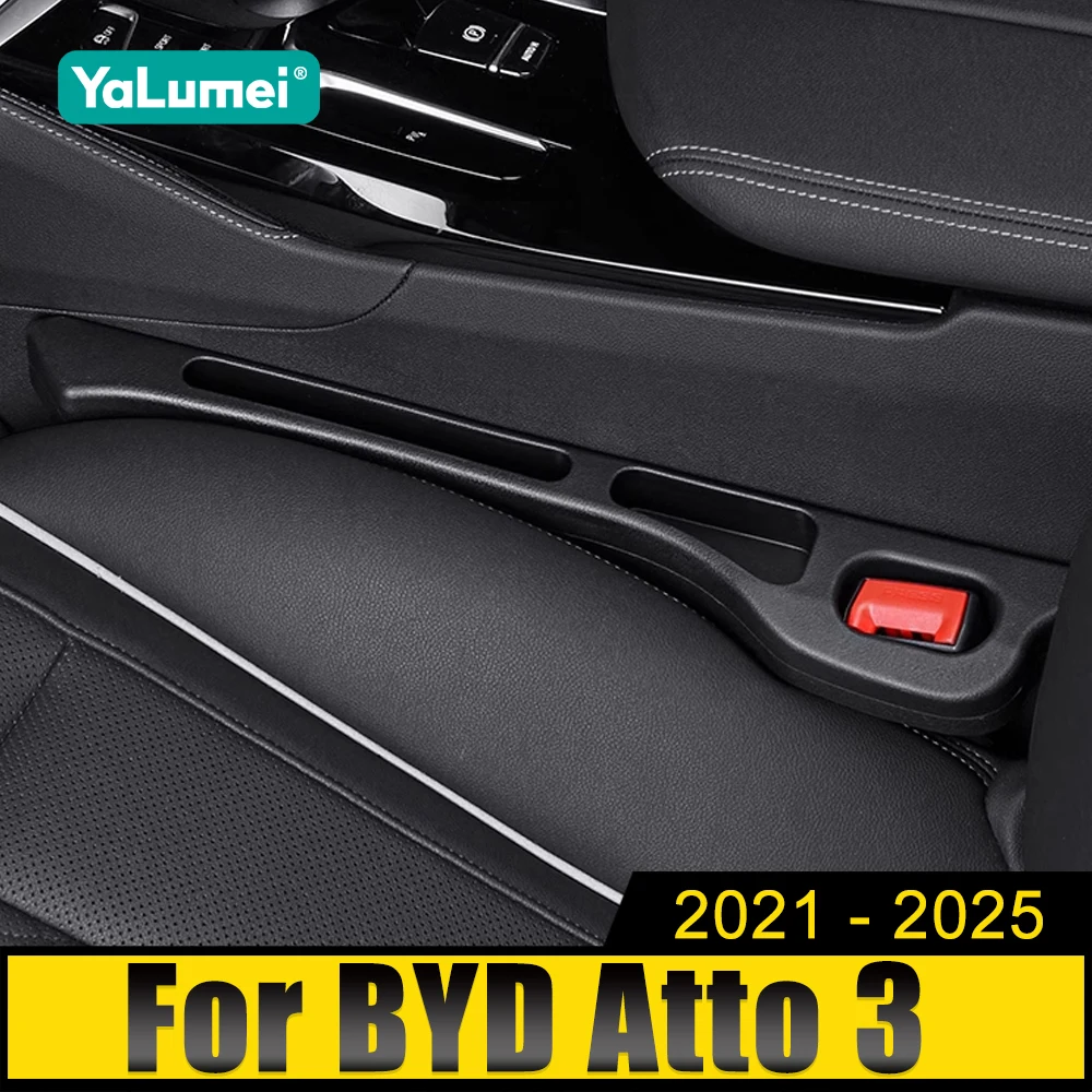 For BYD Atto 3 Yuan Plus 2021 2022 2023 2024 2025 EV Universal Car Seat Gap Anti-leak Stopper Strip Slot Seat Gap Organizer