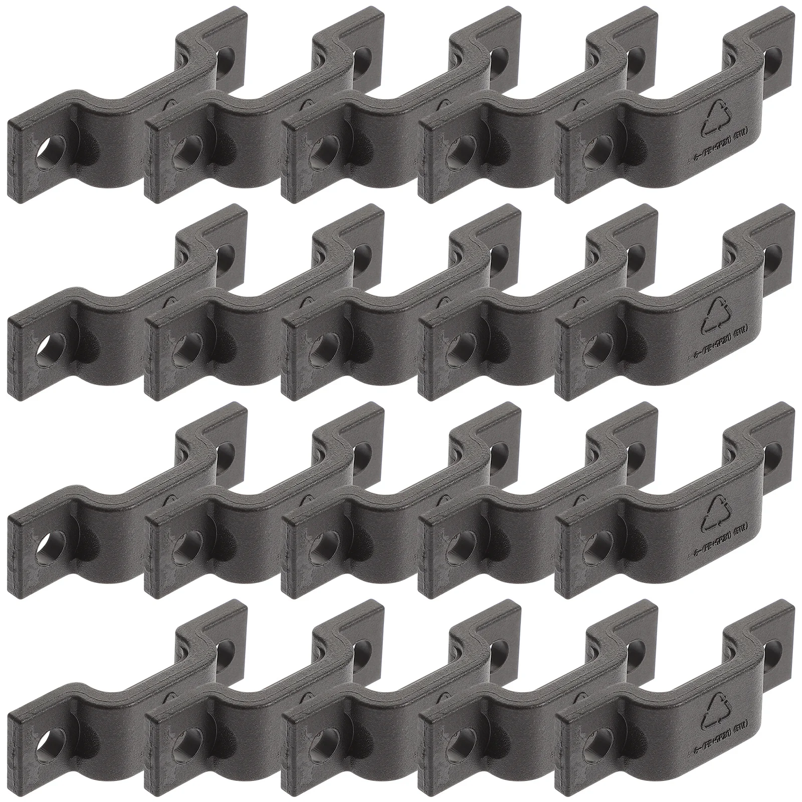 

20 Pcs Wire Fixing Clamp Holders for Cords Clip Speakers Cable Nylon Clamps U-shaped Clips Cables