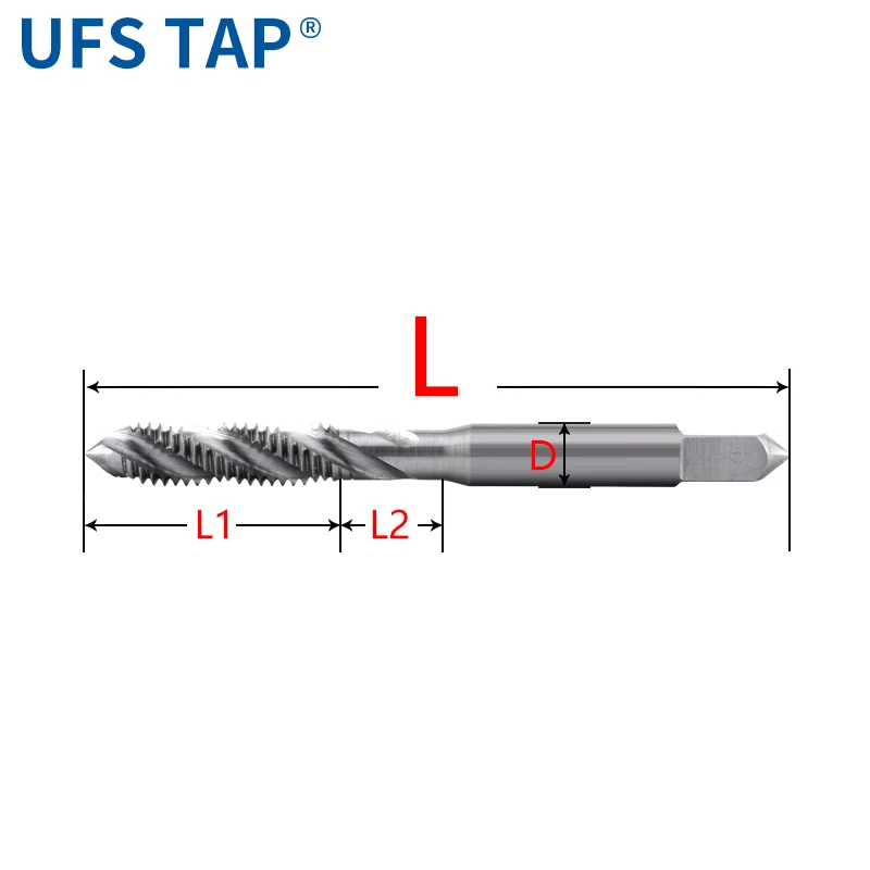 UFS TAP Carbide Tungsten Steel JIS Spiral Fluted Tap/Straight Fluted Tap/Forming Tap UNC/UNF 2-56~12-28 1/4 5/16 3/8 7/16 1/2
