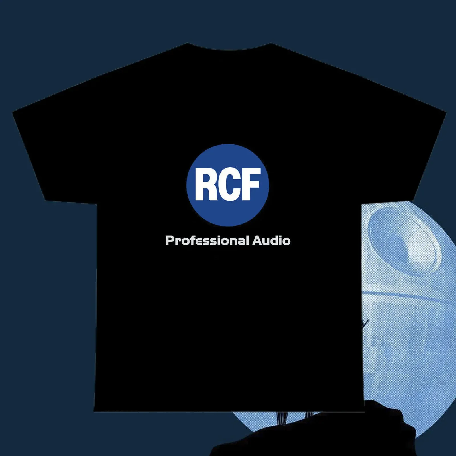 New RCF Professional Audio Logo Men's T-Shirt American Logo Size S-5XL USA