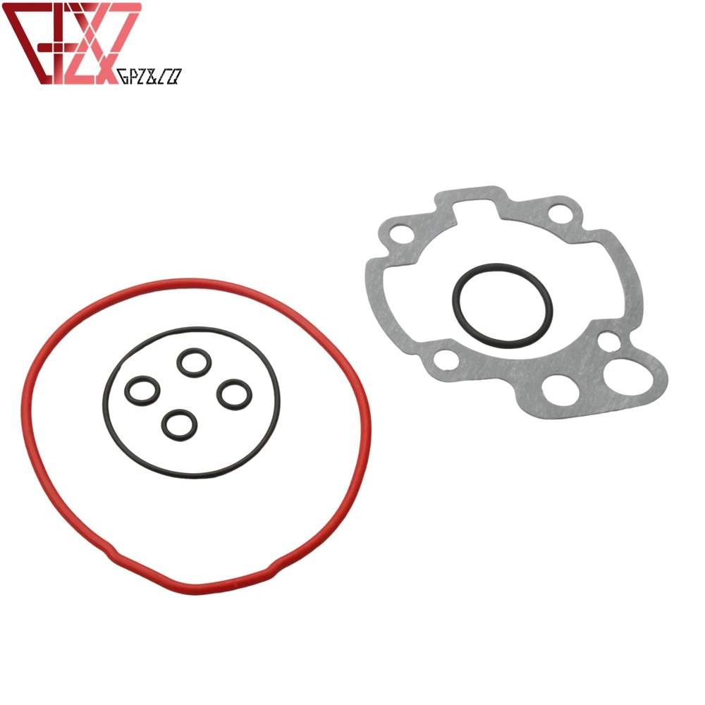 Motorcycle AM6 Cylinder Gasket Set Top End For Rieju 50 MRT MRX RS1 RS2 RS3 Matrix 50 SMX SM Spike 50cc 2T 1E40MB Engine