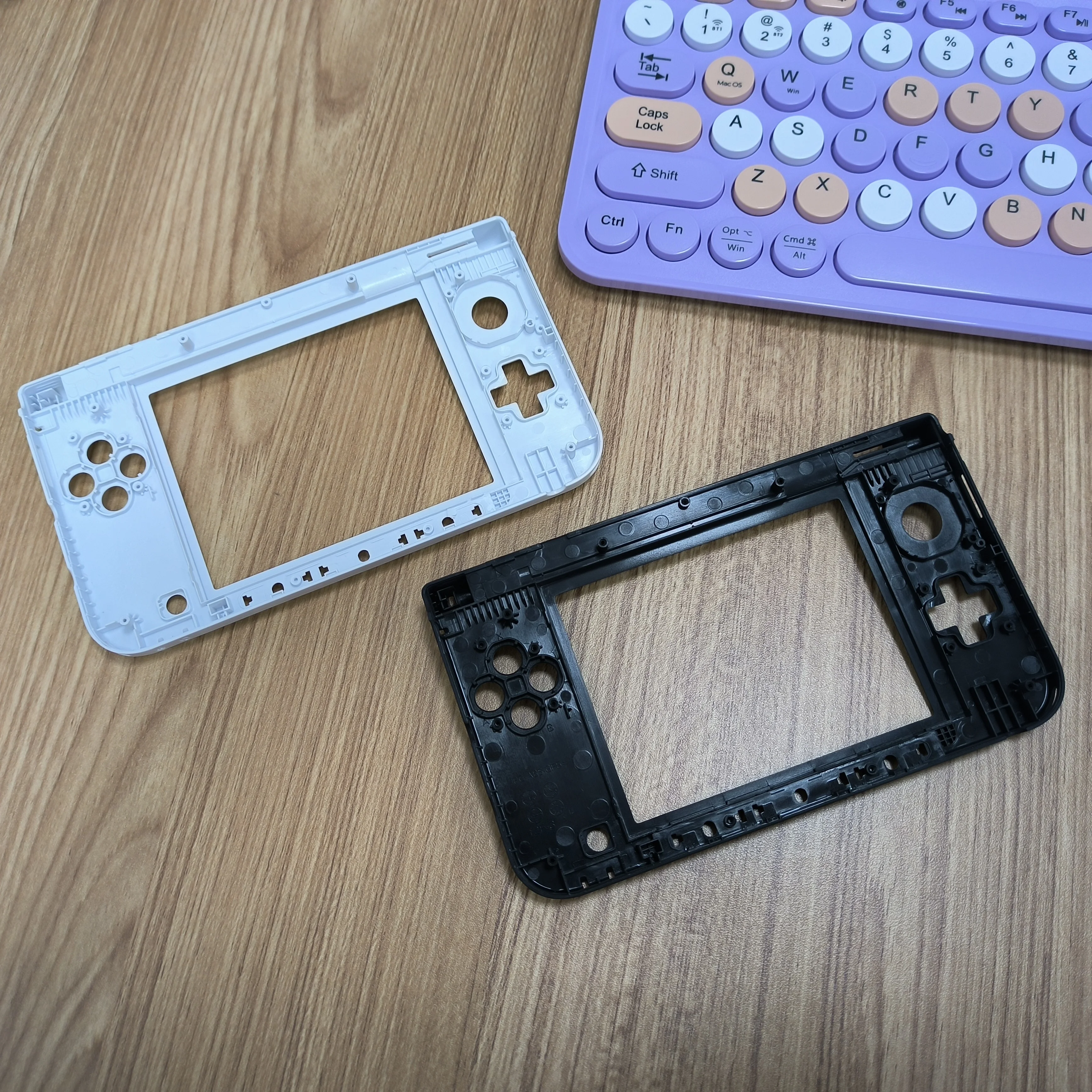 Kits de marco medio, carcasa para consola de juegos 3DS XL/LL, cubierta de carcasa media