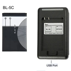 BL-5C Replacement Battery Charging Base Original BL 5C USB Charger For Nokia Mobile Phone Li-ion 3.7V BL5C