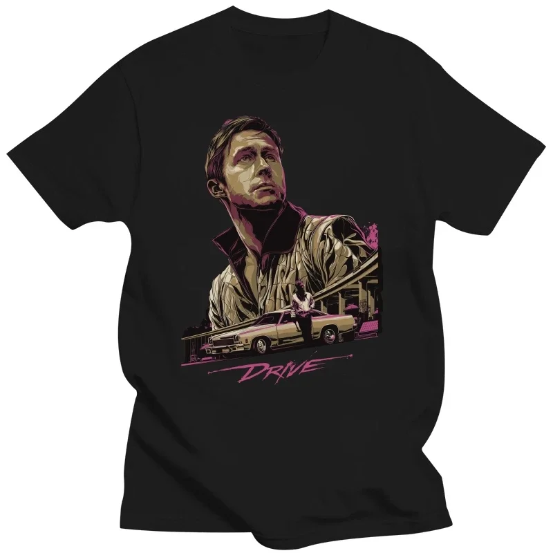 T-Shirt Drive Movie Ryan Gosling Driver oversized t shirt men clothing Nightcall Culto Nero Tutte Taglie Nuovo anime clothes