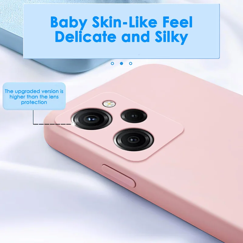 Liquid Silicone Protective Case For Xiaomi POCO F5 X5 X3 M3 M4 X4 Pro NFC F3 F4 GT Soft Phone Back Cover Protection Accessories image 3