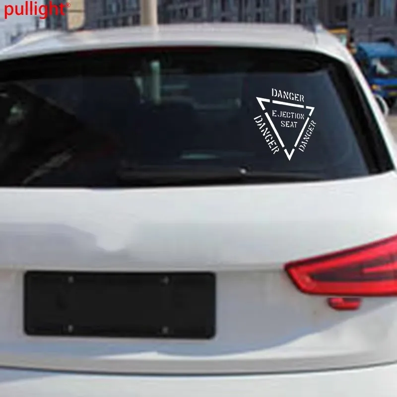 Danger Ejection Seat Warning Vinyl Stickers Decal Car Auto Laptop PC car accessories Car Sticker