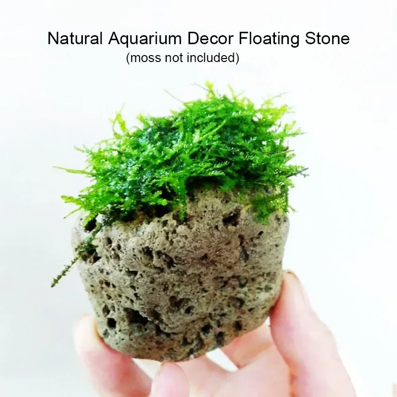 Natural Unique Shape Aquarium Fish Tank Floating Rock Stone Suspended Stone Floating Pumice Decor Rock Ornament