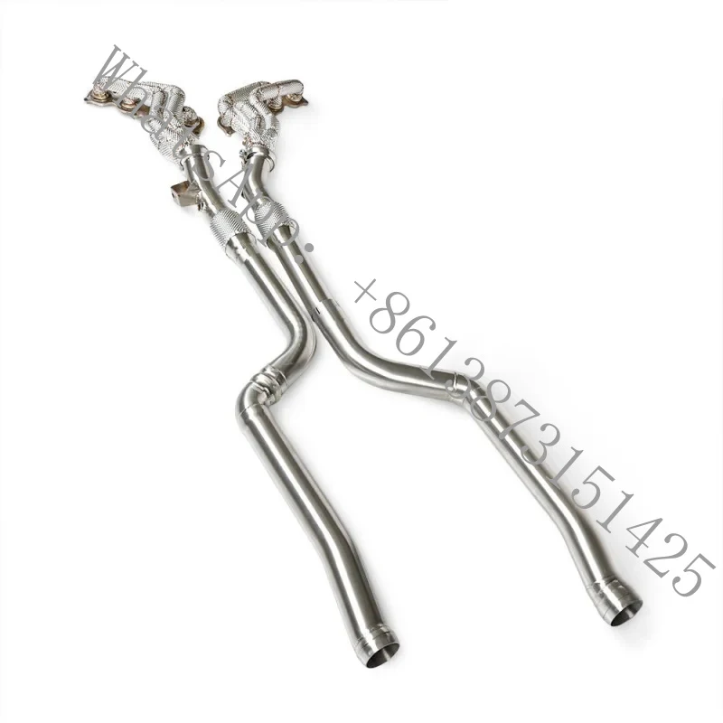 

Fit CLS63AMG C219 6.2 2006-2007 304SS High Flow Exhaust Manifold with Catalytic Converter, Perfectly Adapted