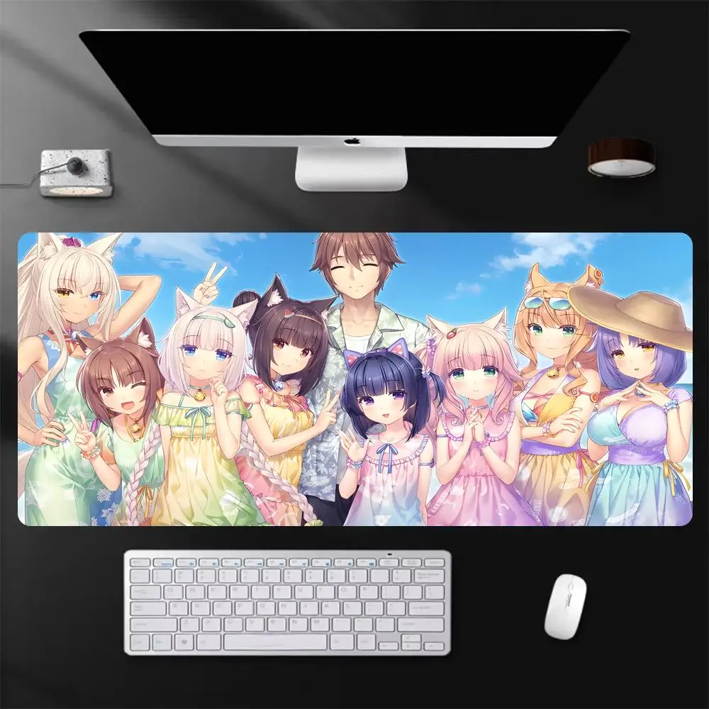 

Nekopara Mouse Pad Mousepad Large Gaming Mouse Pad LockEdge Thickened Computer Keyboard Table Desk Mat