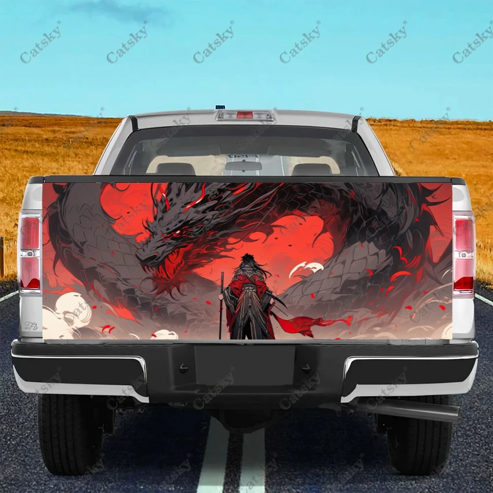 

samurai Car rear tail stickers auto stickers cars decal creative stickers car body exterior truck decoration sticker