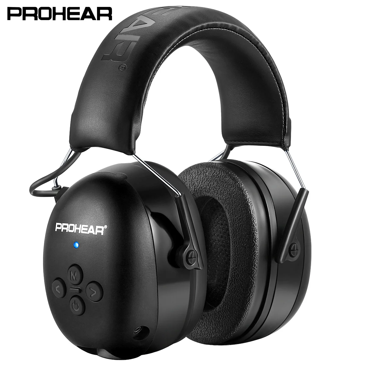 PROHEAR-Casque de protection auditive avec batterie aste, réduction du bruit de sécurité, cache-oreilles pour le travail de tonte, Bluetooth 5.0