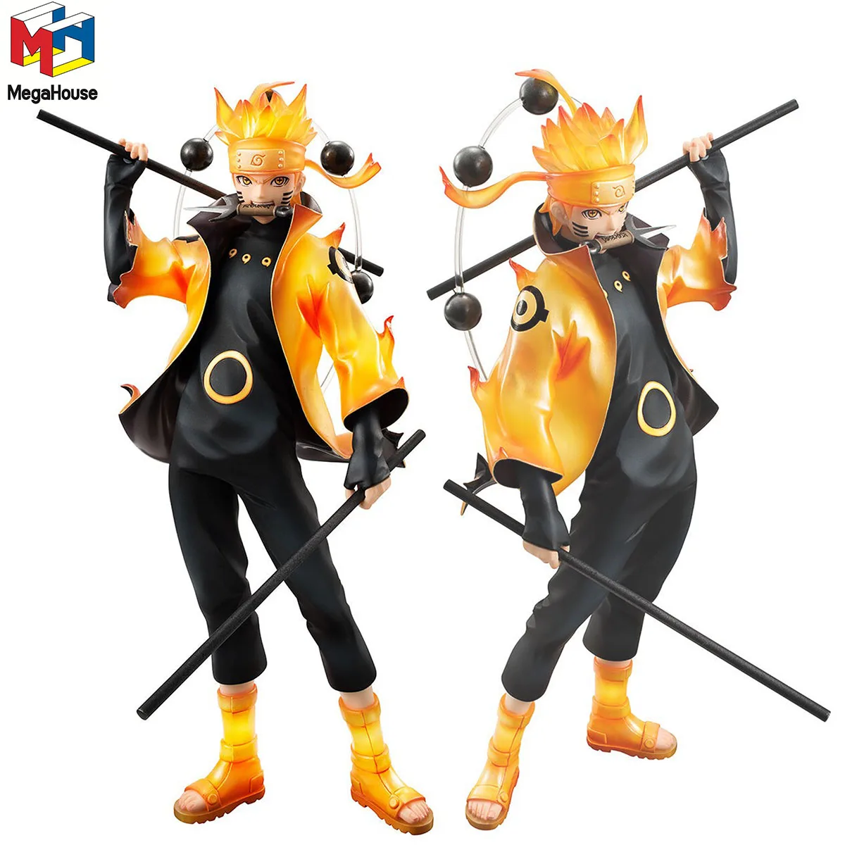 

100% Original in Stock MegaHouse GEM NARUTO Shippuden Naruto Uzumaki Anime Figure Action Figure Collection Series Model Toys