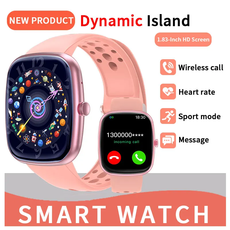 

LIGE 2025 New Smart Watch For Women Full Touch Screen Bluetooth Call Voice Assistant Sports Fitness Tracker Smartwatch Men