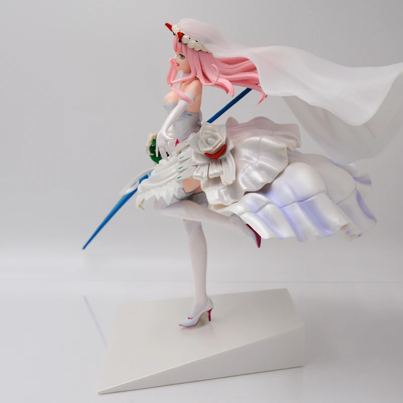 28cm DARLING in the FRANXX Zero Two 02 Sexy Anime Girl Figure Zero Two For My Darling Wedding Action Figure Collectible Doll Toy