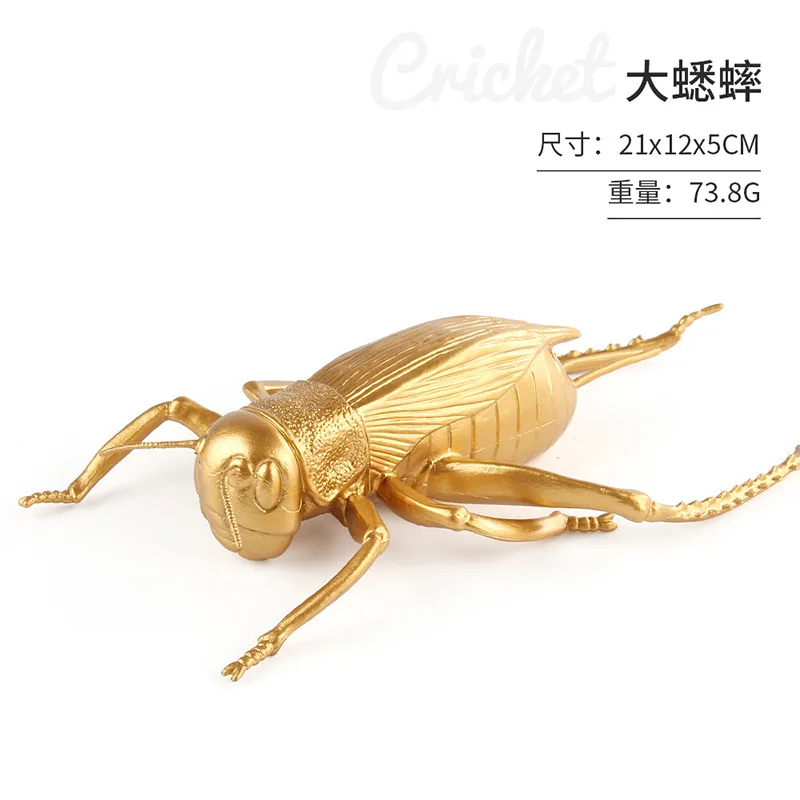 Simulation Insect & Animal Miniature Toy Set - Ant Cricket Spider Scorpion Ladybug Models for Home Garden Decor