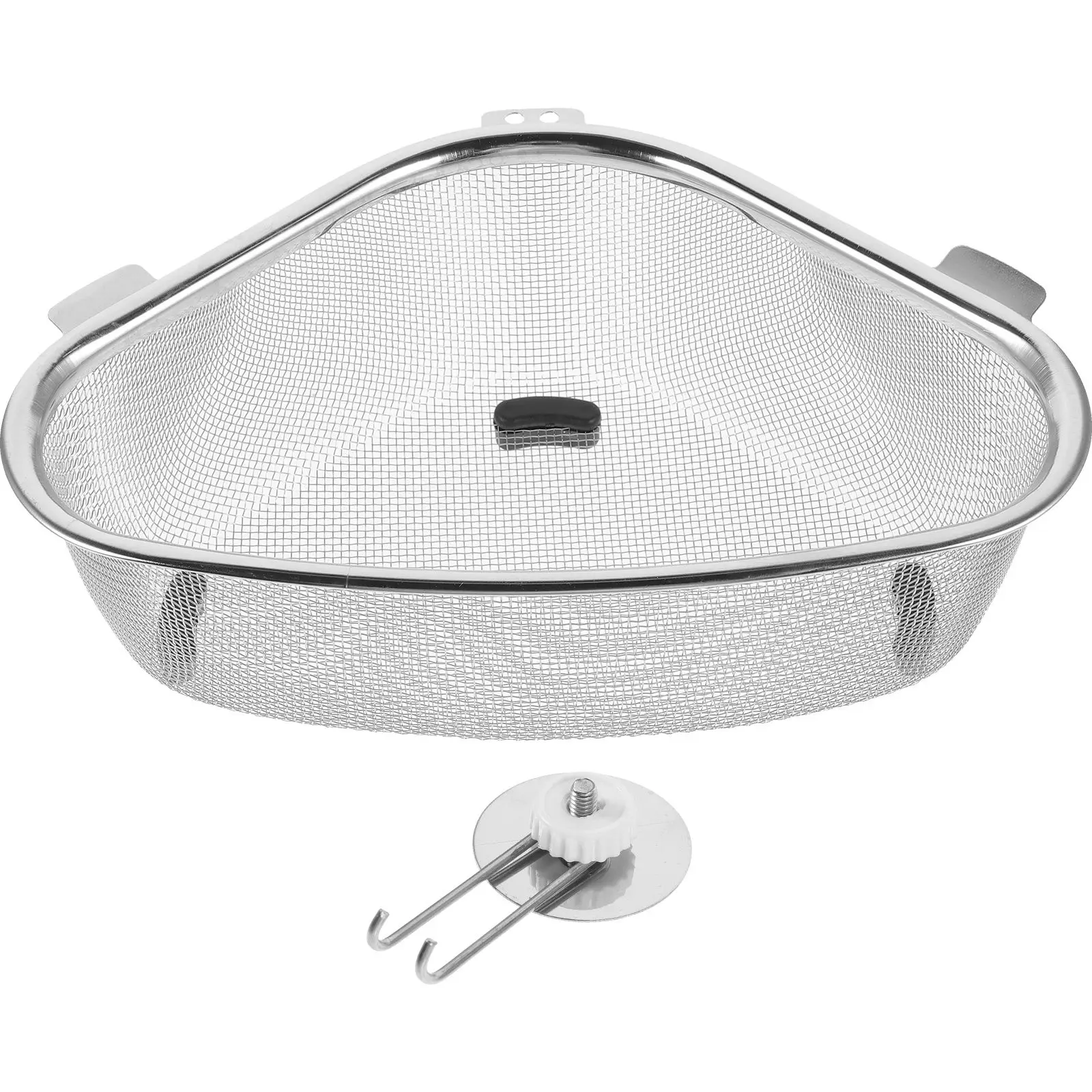 

Stainless Steel Sink Basket Strainer Garbage Food Catcher Drain Leakage Storage Vegetable Washer Kitchen Sink Strainers Col er