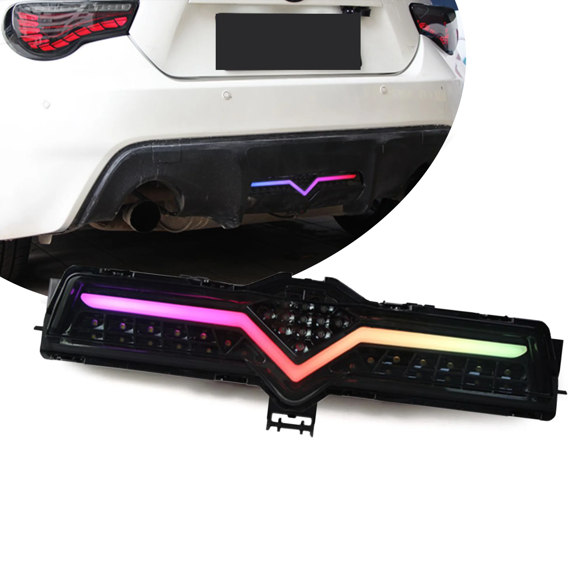 

Car Brake lamp for Toyota GT86 & Subaru Brz 2012-2020 Year LED Rear Fog Lamp Bumper Light Assembly Automoblie Turning