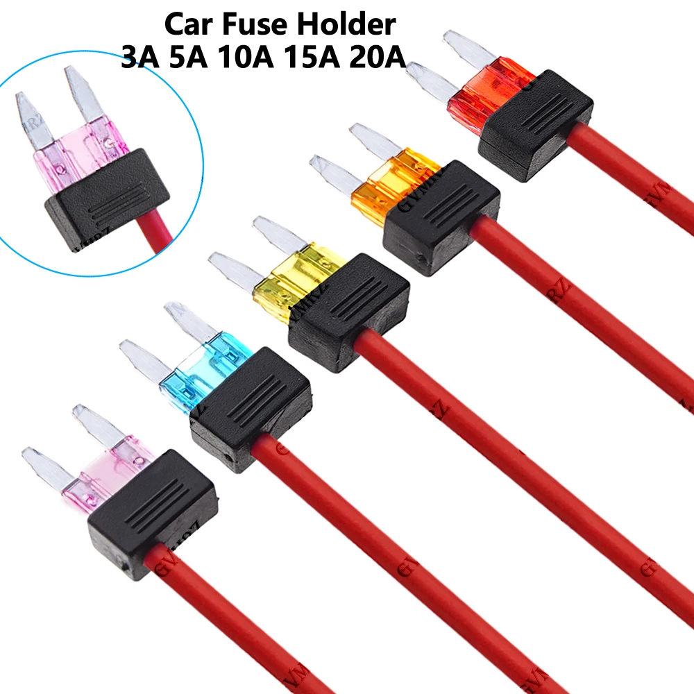 

1PCS 12V 3A Car Fuse Holder Add-a-circuit TAP Adapter Mini ATM APM Blade MINI Simple Safety Device 5A 10A 15A 20A