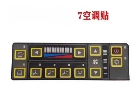 excavators 200/215/225/265/305/-7 Air conditioning For Hyundai  control panel stickers Instrument stickers Fast delivery