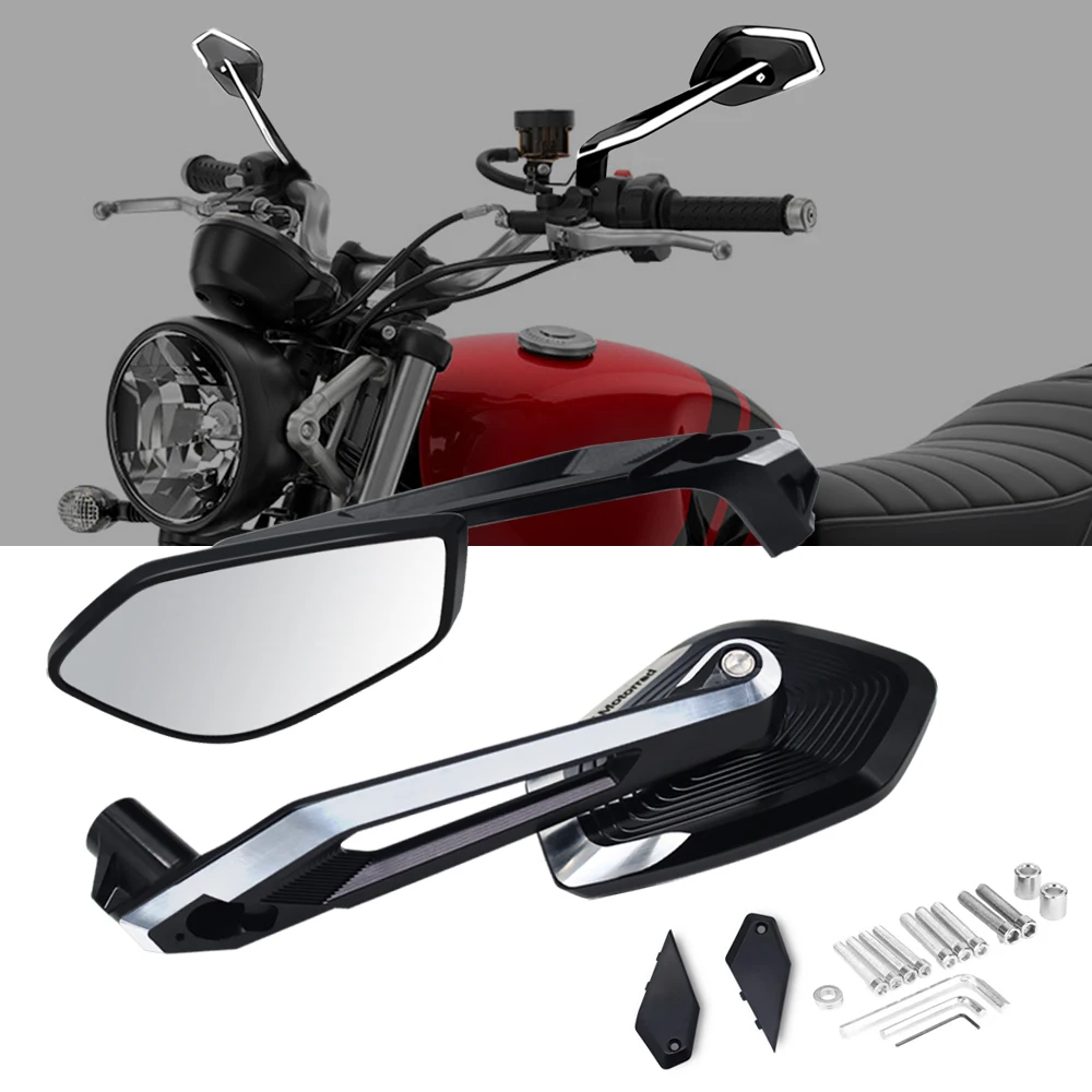 

For Scrambler 400X 900 1200 Scrambler400X 2024 2025 Scrambler400 X Adventure Motorcycle Accessories Side Rear View Mirror