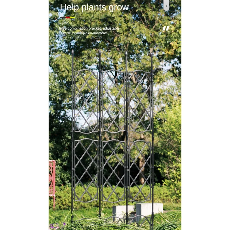 Plant Climbing Rattan Frame Outdoor Climbing Plant Garden Trellis Potted Plant Trellis Plant Support Screen Style Frame